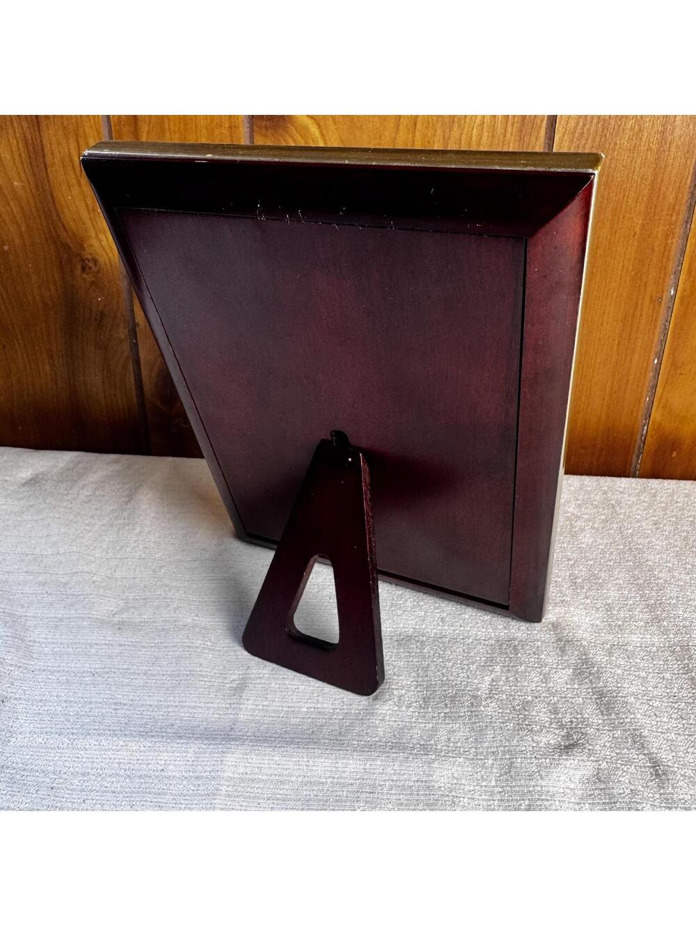 Vintage Wood Picture Frame 5x7 Photo Frame Bronze Textured Design - Picture 7 of 10